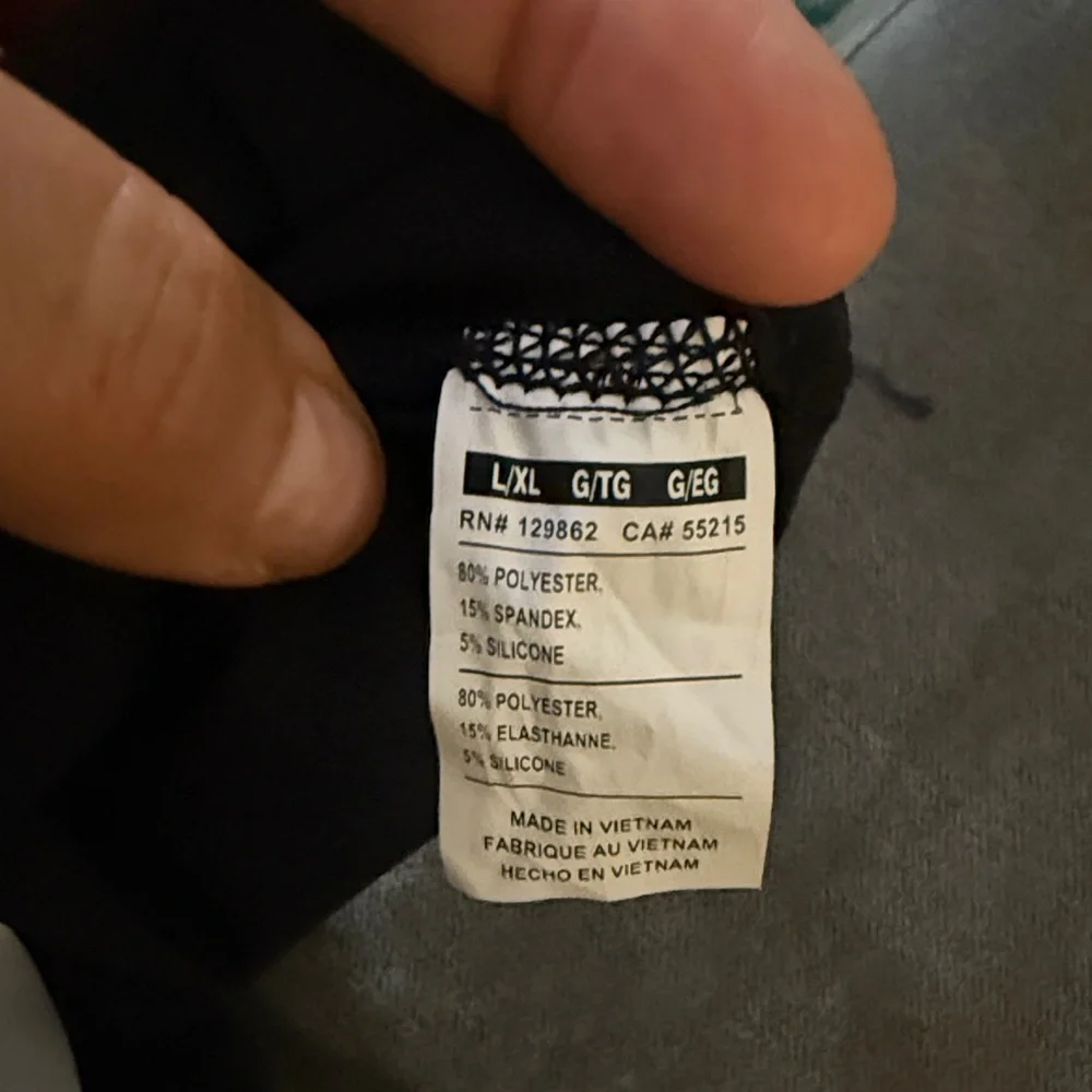 Nike Black Sleeve with White Stripe